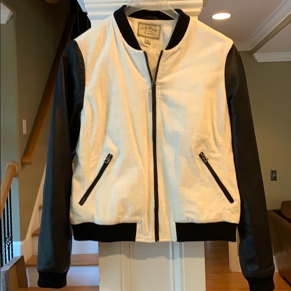 Lucky Leather Letterman jacket